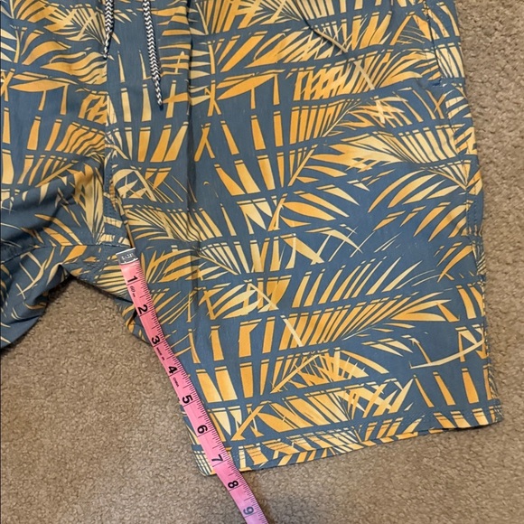 Hang Ten Tropical Blue and Gold Board Shorts - Picture 8 of 8